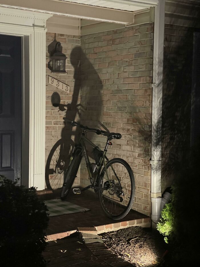 Can Anyone Explain This? Lol … So Creepy … (I Was Not The Shadow) …