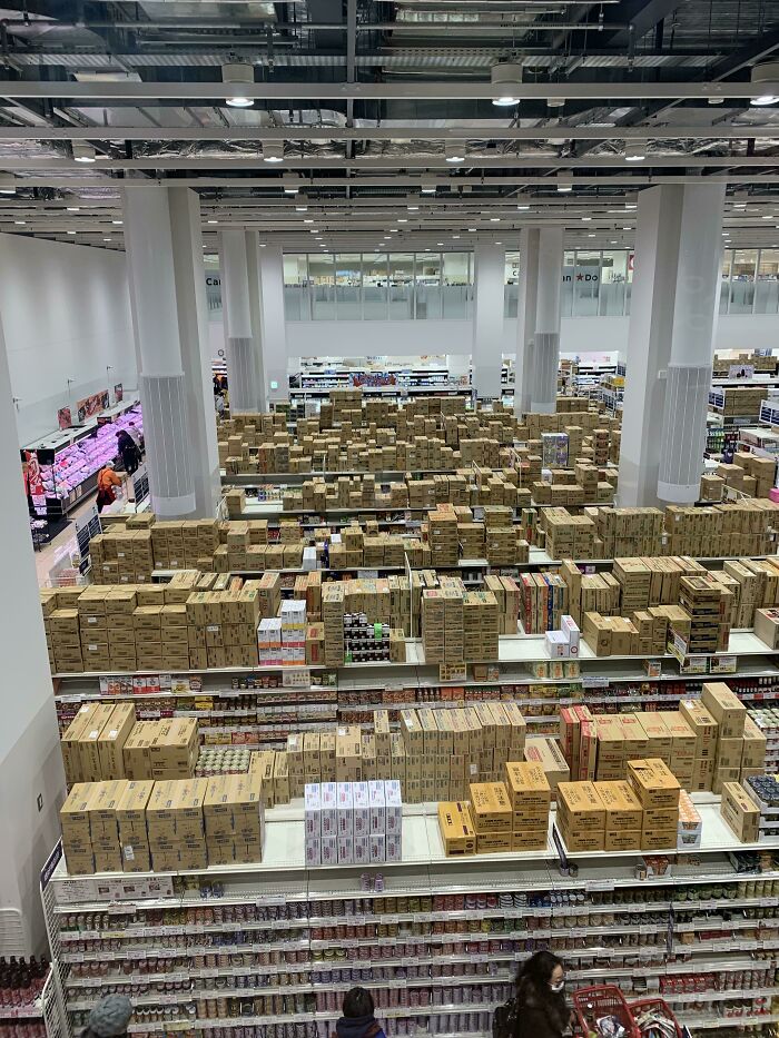 Supermarket From Above