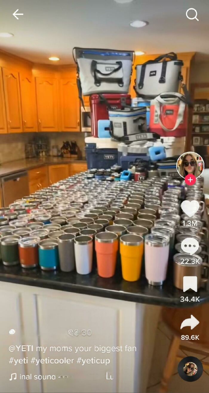 One Family Decided To Count How Many Yeti Products They Bought Over The Years. Top Comment Was Yeti Offering Even More Products To Their Collection