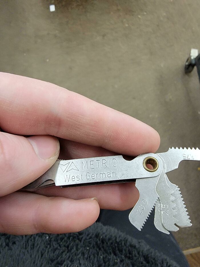 Metric Screw Thread Gage,made In West Germany