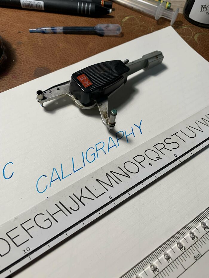 Leroy Technical Lettering Kit. I Was Told Some People Here Might Enjoy This