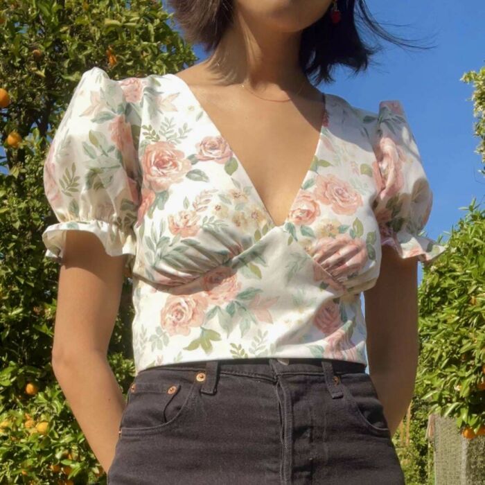 My Newest Make! Sewed And Modified From Two Thrifted Pillowcases