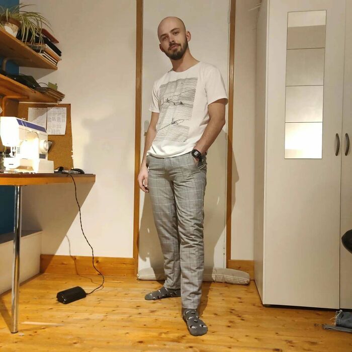 Sewed My First Pants ! Can't Move In Them Though