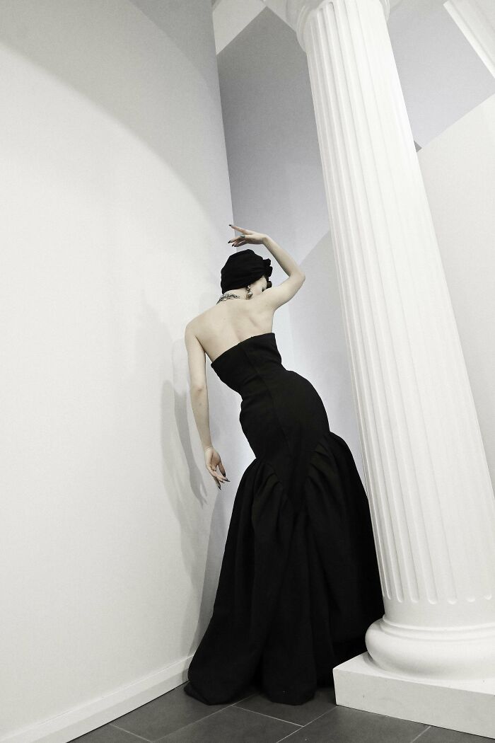 Self Drafted Dress From Thrifted Fabric