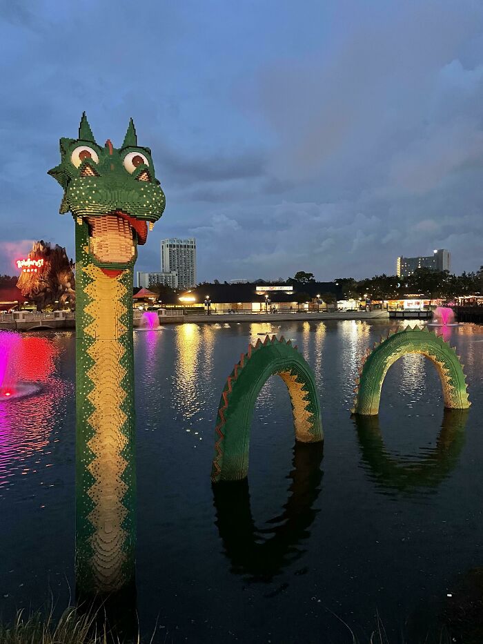 Brickley, Made Completely Out Of Legos, At Disney Springs