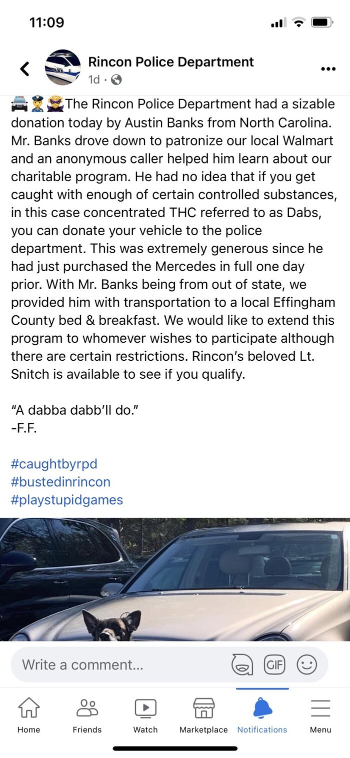 Cops In Georgia Bragging About Stealing A Guys Car Over A Dab Pen