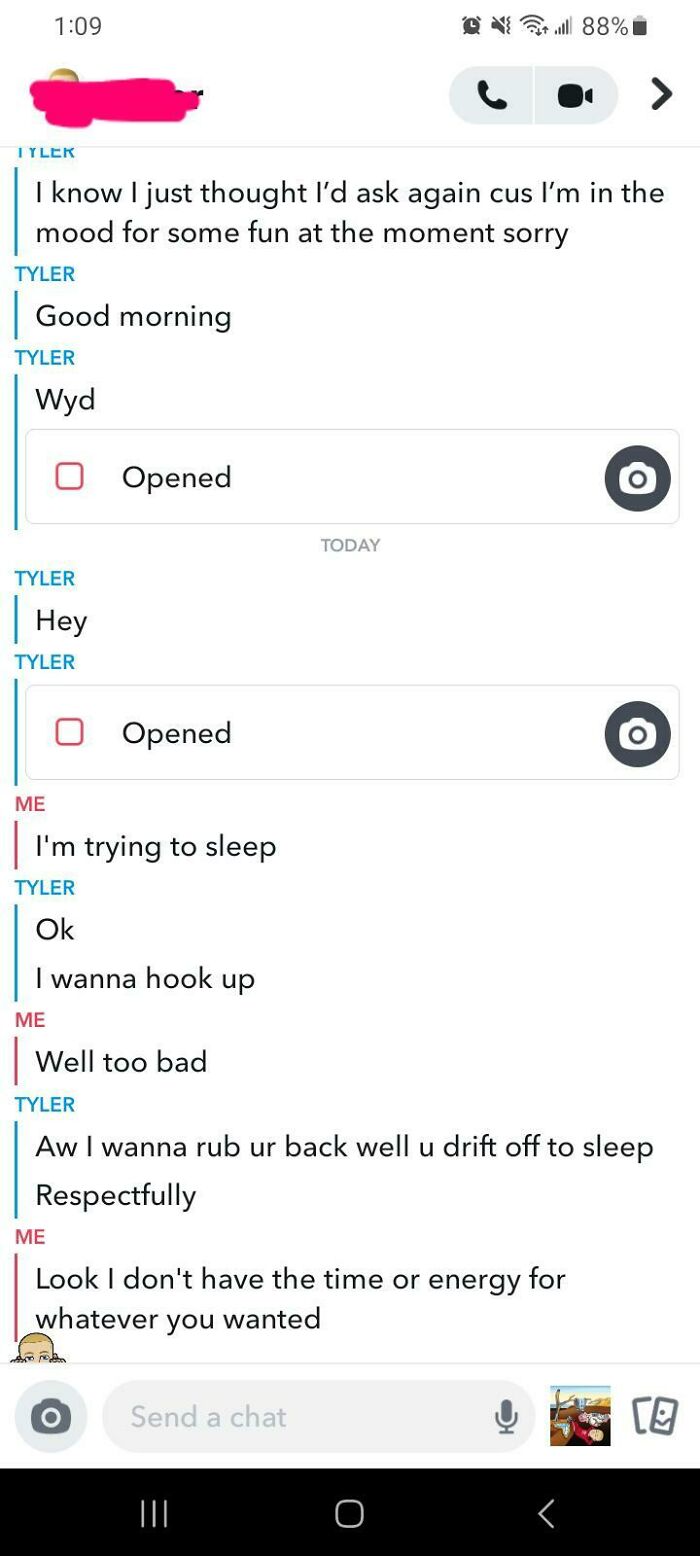 I've Had The Stomach Flu For A Week But This Guy From Tinder Doesn't Understand That I Don't Feel Like Hanging Out Or Taking Edibles