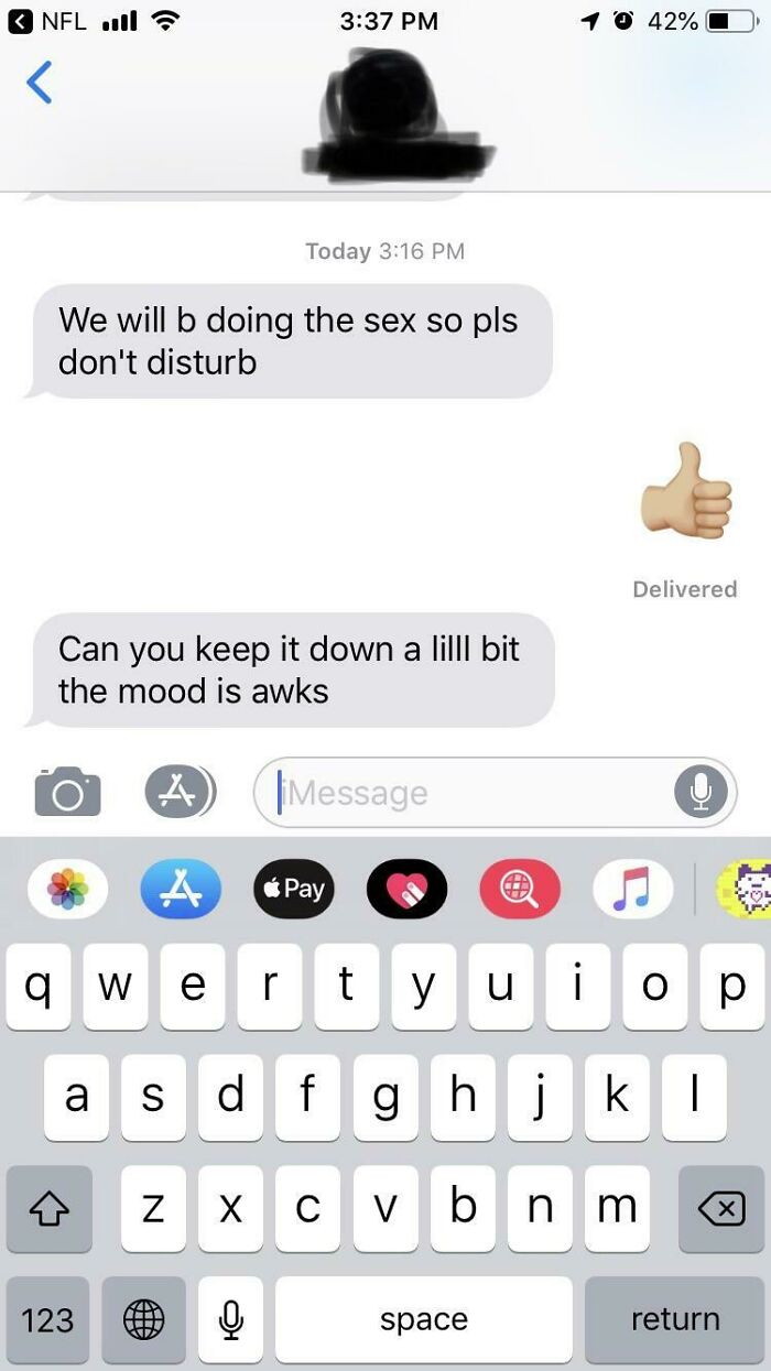 Apparently I Have To Be Quiet While Watching Football In My Own Room