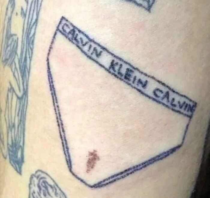 Tried To Camouflage A Birthmark