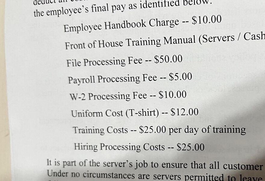 An Expensive First Day On The Job