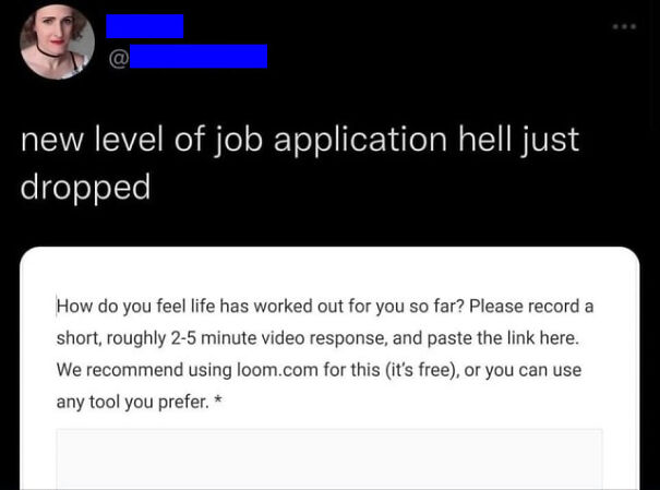 "Record A Video Of Yourself", But Somehow, Even Worse!