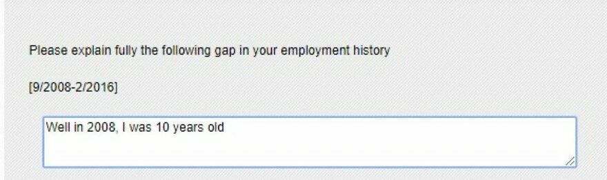 Employment Gap Employment Gap
