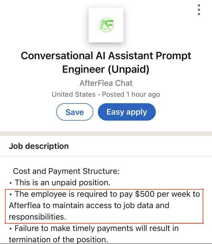 We Don’t Pay You, You Have To Pay Us