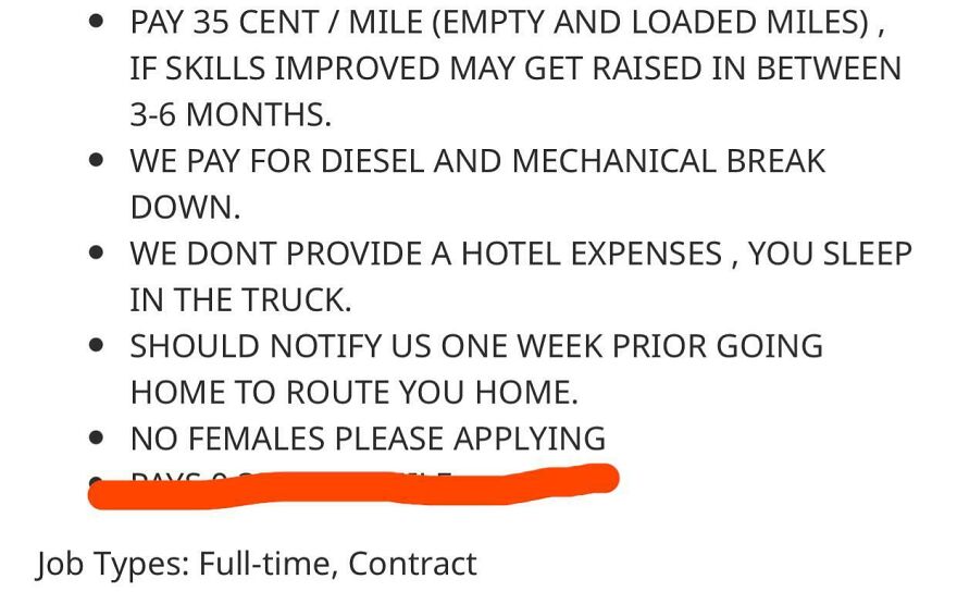 Was Looking At Truck Driving Jobs And Saw This