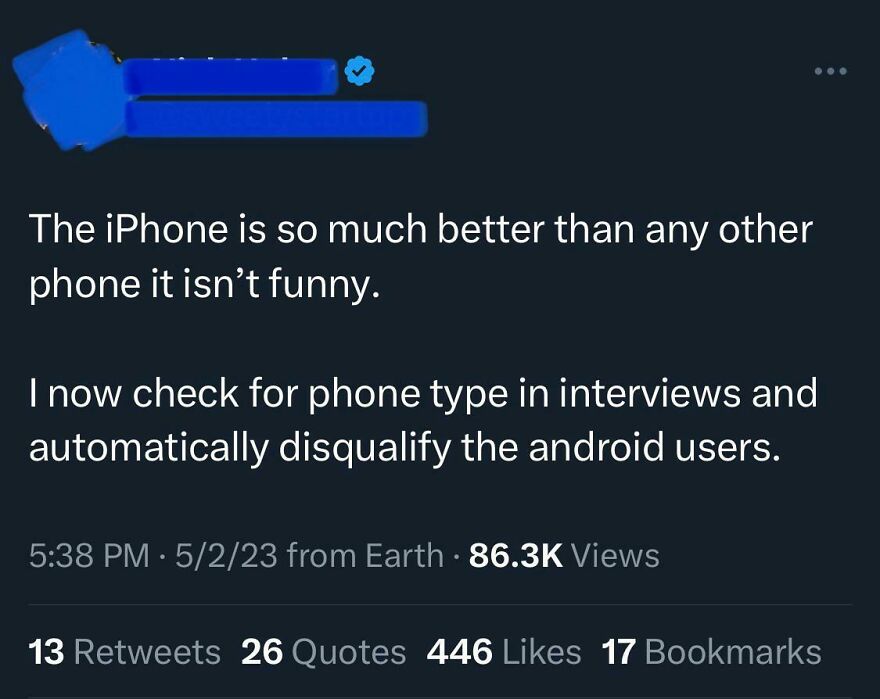 Automatically Disqualify Android Users