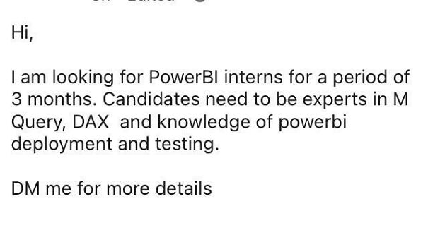 Since When Did &ldquo;Experts&rdquo; Need Internships?