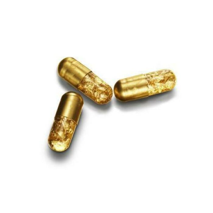 The Sole Reason For These $425 Gold Pills Is To Make Your Excrement Glittery