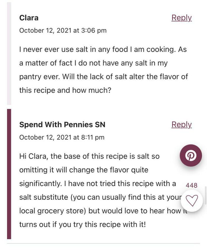 No Salt In My Seasoned Salt Plz