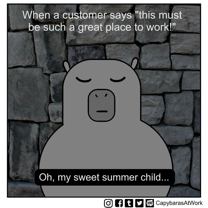 A Funny Comic About Capybaras In A Toxic Work Environment