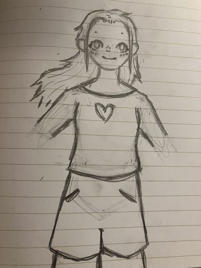 She’s Awesome. I Haven’t Colored Her Yet. I Might Post Her Again She I Do, Hope You All Don’t Mind :)