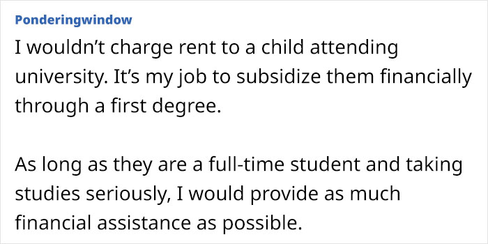 Peeps Online Shocked At The Fact Parents Charge Student Daughter $130 In Rent