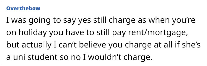 Peeps Online Shocked At The Fact Parents Charge Student Daughter $130 In Rent