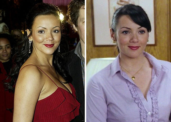 Martine Mccutcheon During The Release Of Love, Actually. In The Film, Her Character Is Referred To As Having "Thighs The Size Of Tree Trunks"