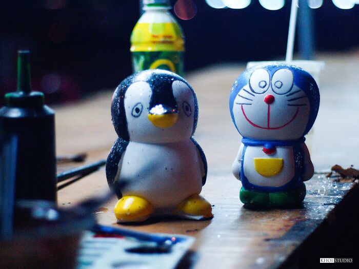 Plaster Statues Are For Sale For Visitors To Color Themselves By The Hoai River In Da Nang