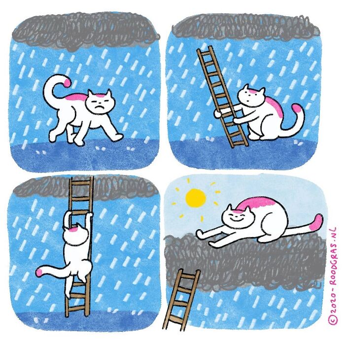 Artist Draws Cute Cat Comics And It Will Make Your Day (70 Pics)