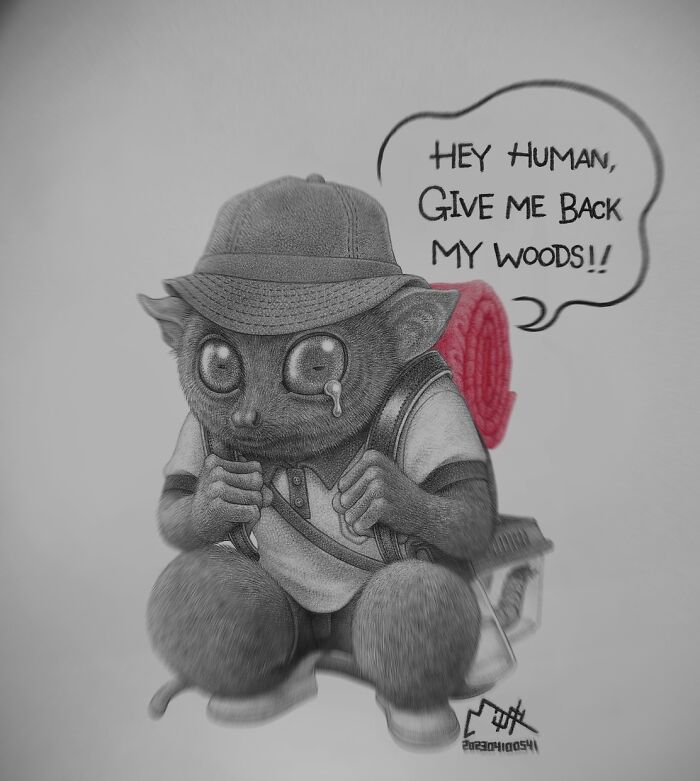 Artist Tries To Raise Awareness About Animal Abuse With These 23 New Uncomfortable Illustrations