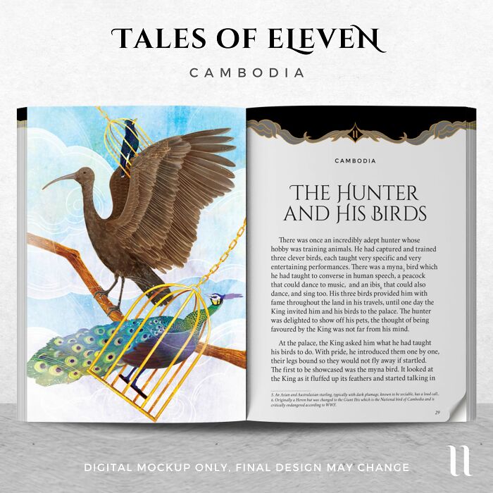 The Hunter And His Bird - Cambodia Folklore