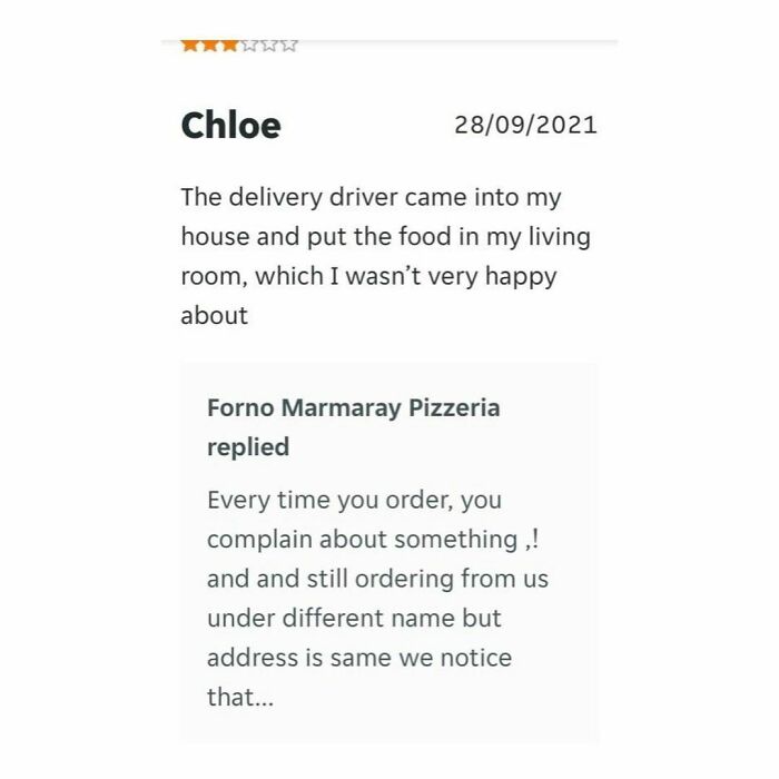 Put Food In Living Room