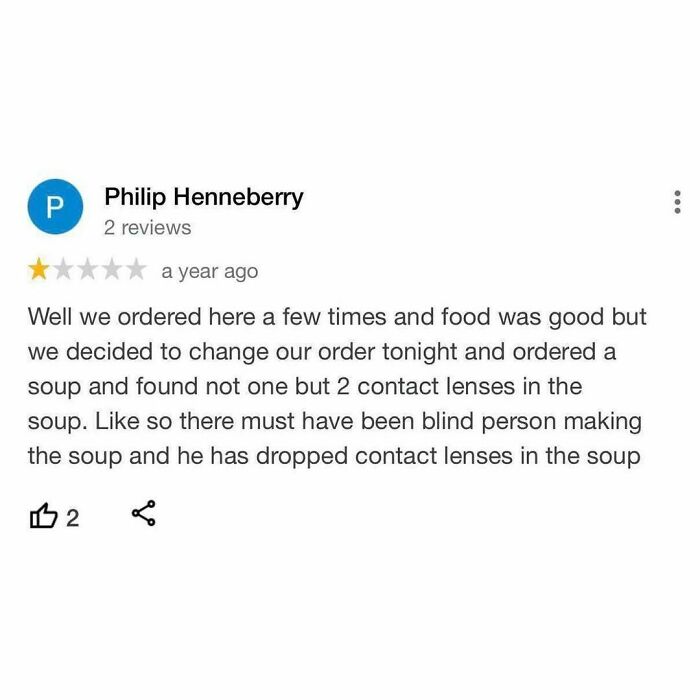 Not One But 2 Contact Lenses