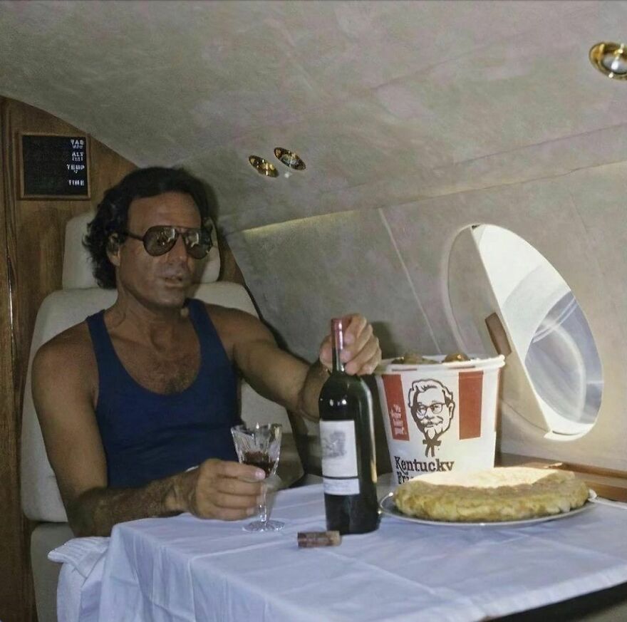Julio living the life. 1986