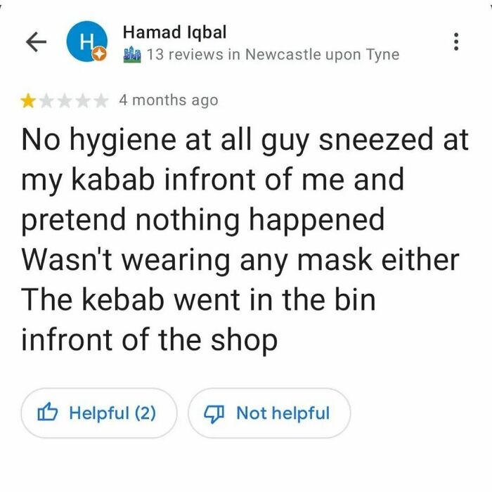 Traumatic Takeaway Stories