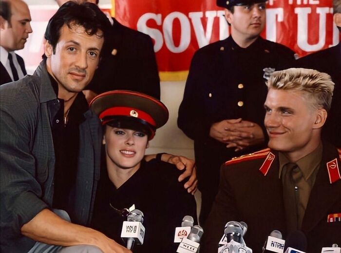 While Filming Rocky Iv, Sylvester Stallone Asked Dolph Lundgren To Hit Him For Real. Lundgren Agreed And Then Hit Him So Hard Stallone Had To Spend 9 Days Recovering In Intensive Care. In A Later Interview, Lundgren Showed No Sympathy Stating "All I Did Was Obey Orders."