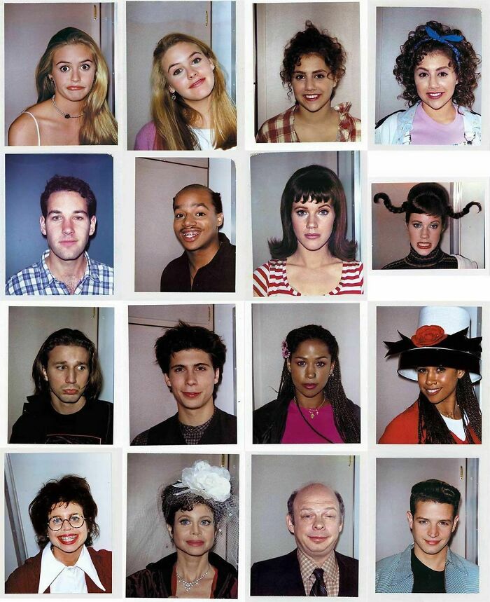 Polaroids Of The Cast Of Clueless - 1995
