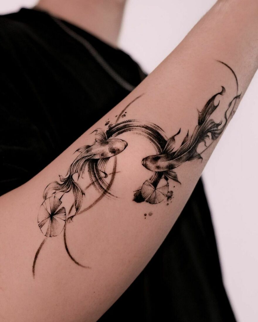 koi fish tattoo