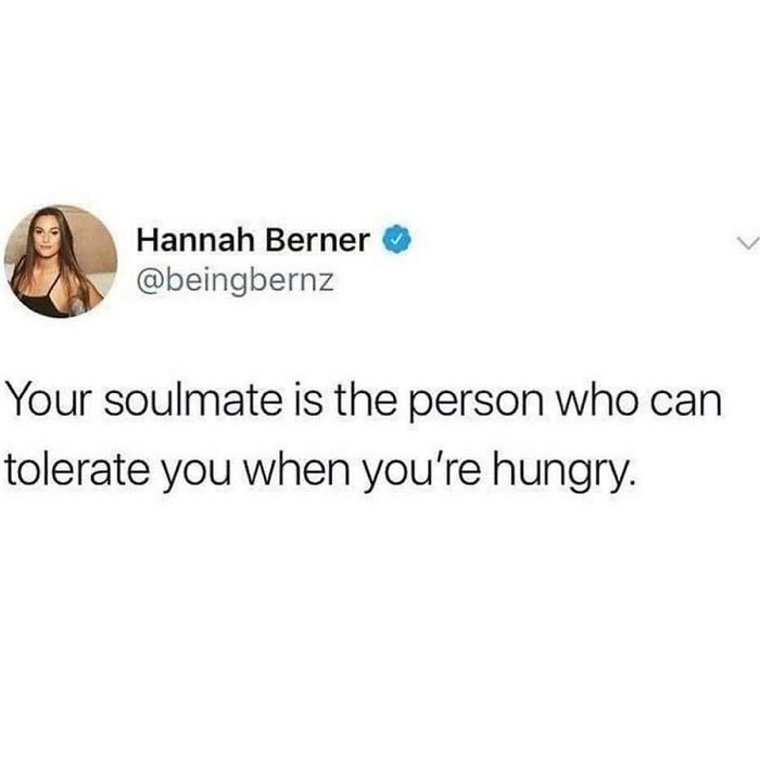 I Am Not Responsible For The Things I Say/Do When Hungry