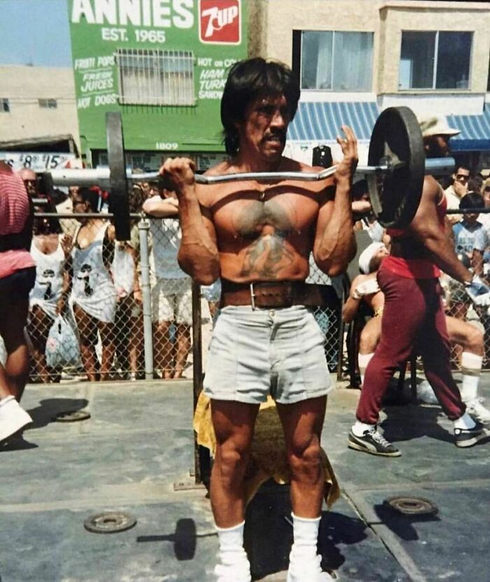 Danny Trejo. Muscle Beach. Early 80s