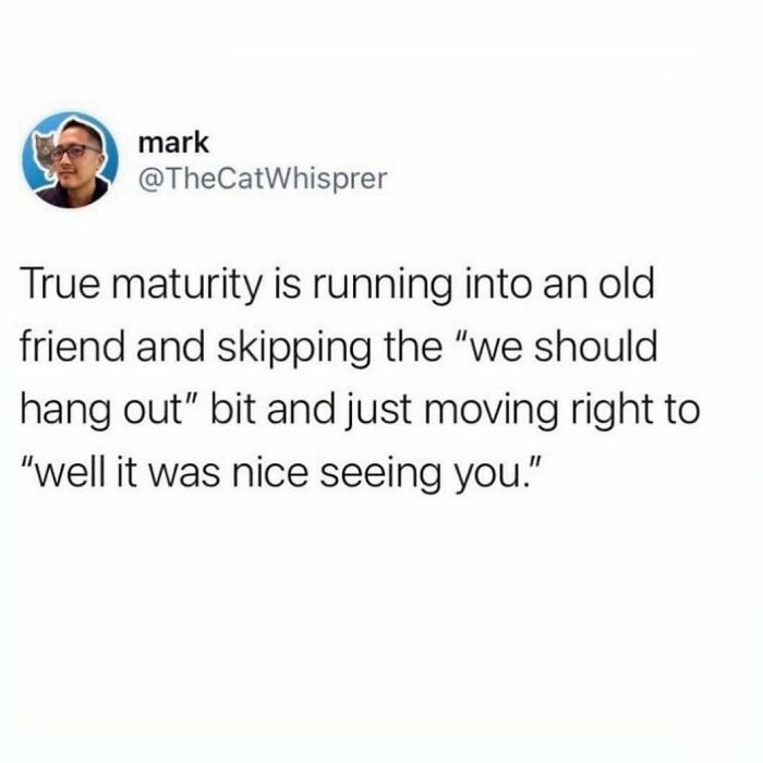 Normalize Skipping Right On Over The Small Talk And Landing On The Farewell Portion Of The Interaction