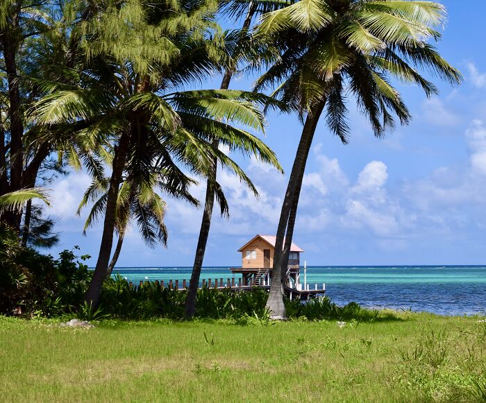 A Building At The End Of A Dock In San Pedro, Belize