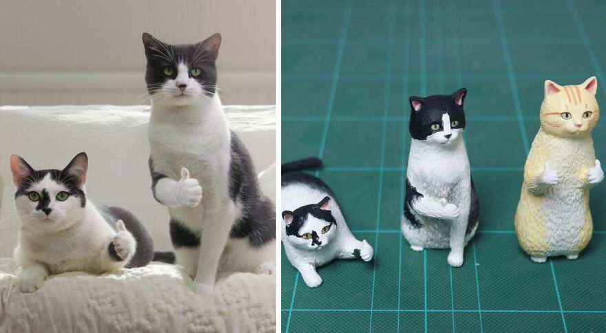 Artist Creatively Turns Animal Memes Into Figurines, And They All Look Hilarious Artist Creatively Turns Animal Memes Into Figurines, And They All Look Hilarious