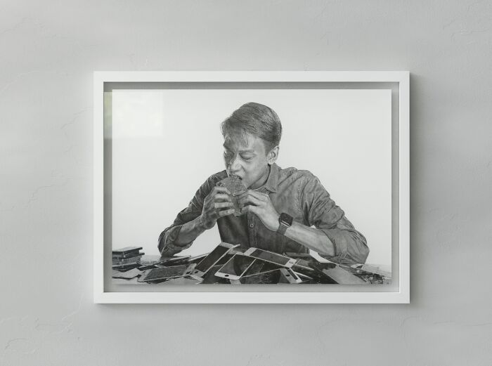 I Made This Large-Scale Drawing Using Only Dots (17 Pics)