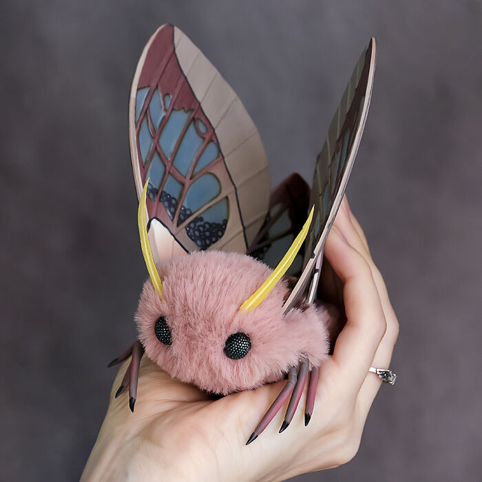 I Was Terrified Of Moths Before Making These Cute Dolls, But My Phobia Turned To Love