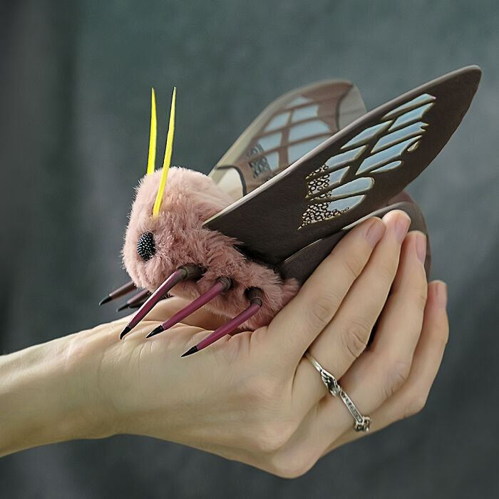 I Was Terrified Of Moths Before Making These Cute Dolls, But My Phobia Turned To Love
