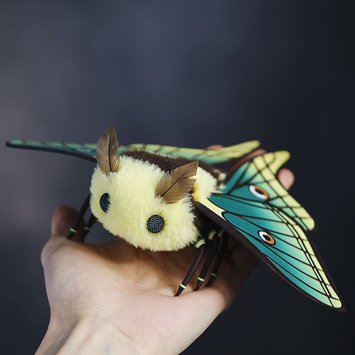 I Was Terrified Of Moths Before Making These Cute Dolls, But My Phobia Turned To Love