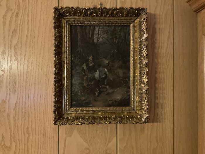 An Oil Painting My Great Grandma Brought With Her When She Fled From The Soviets. From Somewhere Around 1880