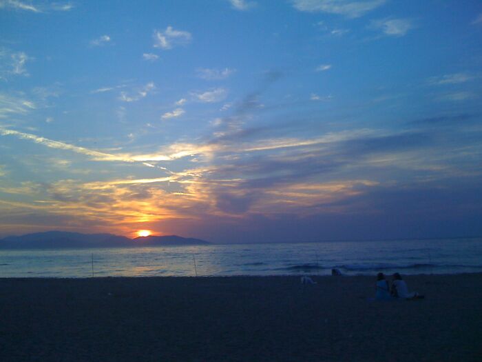 Staying At The Beach Till The Sun Sets