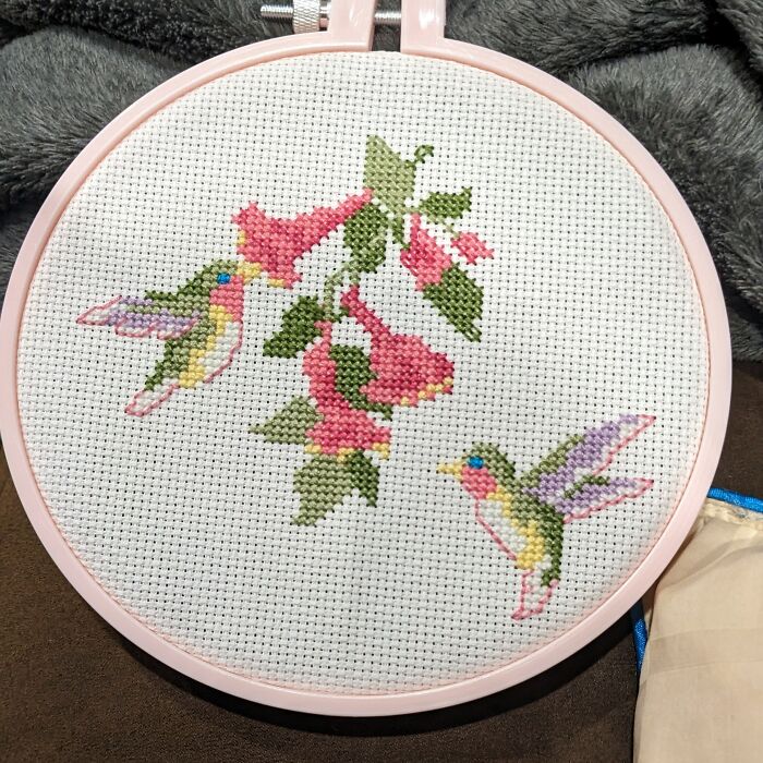 Hummingbirds That I Finished Last Night!